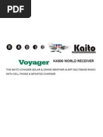 Voyager KA500 User Manual-REV 6-22-08