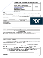 BDS Reg Form