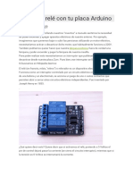 Utiliza Un Relé Con Tu Placa Arduino