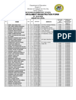 Early Registration Form