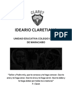 Ideario Del Colegio Claret Maracaibo