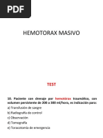 Hemotorax Masivo Patologia Pulmonar Pleural