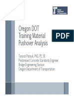 Pushover Analysis Tutorial Manual (ODOT) PDF