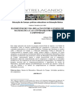 Elementos de Uma Relação Entre o Ensino de Matemática e As Atividades Produtivas Camponesas PDF