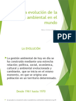 Evolución de Gestión Ambiental 2017