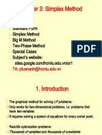 Chapter 3 - Simplex Method