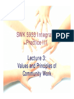 SOWK 5953 L3 Principle & Value