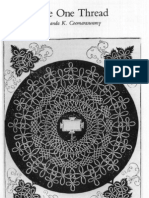 Ananda K. Coomaraswamy "The One Thread" Parabola Article