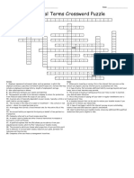 Financial Terms Crossword Puzzle Answer Key PDF