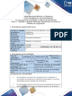 Guía de Actividades y Rubrica de Evaluación - Paso 2 - Modelar y Simular Sistemas Industriales Con Base en Modelos de Asignación