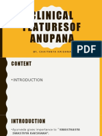 Clinical Featuresof Anupana