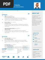 Blue Design Resume-WPS Office