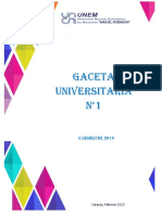 Gaceta Universitaria UNEM