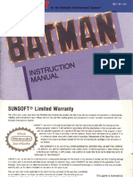 Batman - NES Manual