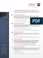 Qualcomm Snapdragon 720g Mobile Platform Product Brief