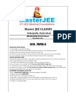 Iit Jee Advanced Paper 15 PDF