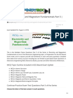 MCQ in Electricity and Magnetism Fundamentals Part 5 ECE Board Exam