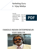 Marketing Guru Dr. Vijay Mallya