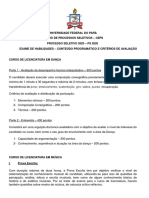 Exame de Habilidades - Conteudo Programatico PDF