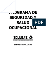 Programa de Seguridad y Salud Ocupacional Solugas