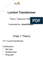 Current Transformer: Theory, Types and Testing Conducted By-Javed Shaikh