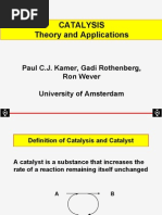 Introduction To Catalysis