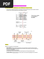 Physiology Chap4 (Transport of Substances Through Cell Membrane)