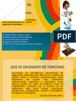 Ensayos de Toxicidad Multiespecificos