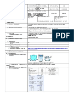 Sample Daily Lesson Log in Science 10