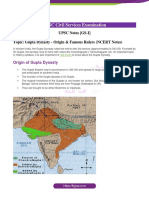 Gupta Dynasty Origin Famous Rulers NCERT Notes PDF