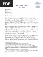 3.18.20 - Senator Booker Letter To BOP Director