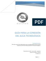 Guia para La Conexion Del Aula Tecnologica