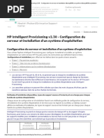 HP Intelligent Provisioning v2.30 - Configuration Du Serveur Et Installation