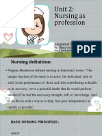 Nursing As Profession PDF