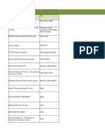 PHARMA & DOOCTOR'S LIST