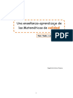 Enseñanza de Matematicas de Calidad Ccesa007