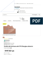 RT - Duroid 5880 Rogers Corp - Double Side Laminate With PTFE Fiberglass Dielectric - Buy On-Line PDF