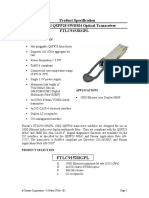 Finisar ftlc9152rgpl 100g 100m qsfp28 swdm4 Optical Transceiver Productspecrevb5