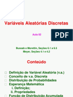 Aula 02 - VAs Discretas