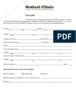 Patient/Client Information Form - Animal Medical Clinic