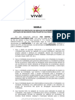 Lei Rouanet: Modelo Contrato "Investir Na Cultura"