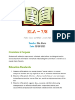 Holes Lesson Plan