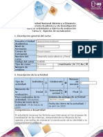 Guía de Actividades y Rúbrica de Evaluación - Tarea 3 - Agentes de Socialización