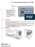 L3 - UT2200 VLF Underwater Comms Radio - Datasheet