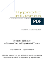 Hypnotic Influence A Masters - Teppo Holmqvist PDF