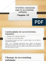 CHAPTER 10 - Changes in Accounting Estimate