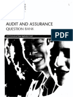 Audit and Assurance Question and Answers Bank