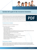 Gestion de La Paie Et Des Ressources Humaines