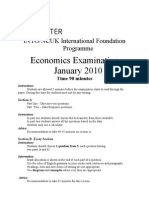 Economics Exam Jan 10