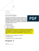 Examen Unidad 1 Procesos y Teorias Administrativas